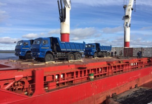 ПАО «Совфрахт» доставило более 18 тысяч тонн стройматериалов на объекты Вооруженных сил РФ в Арктике